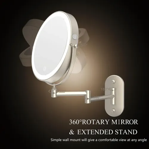 Espejo De Maquillaje Miroamz Con Luces, Espejo De Maquillaje