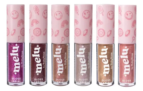 Ruby Rose Labial Holo Gloss Melu Rr8235 X Unidad