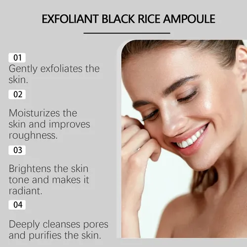 Exfoliante De Arroz Blanco Y Negro Xd, Exfoliante En Ampolla