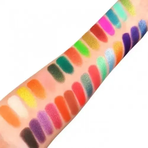 Paleta Sombras Ojos Rude Cosmetics Merfantasia Book 8 Mate Brillante 35 Colores