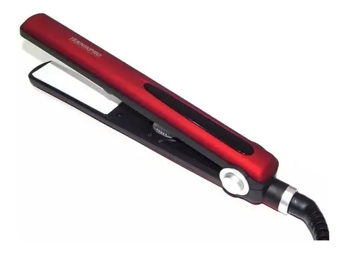 Plancha De Pelo Profesional Ultra Gloss Ceramic Teknikpro Color Rojo/Negro