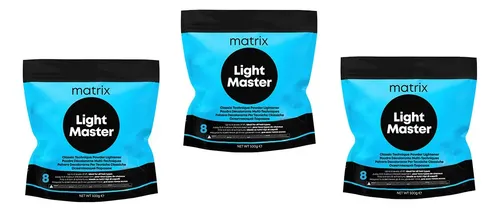 Matrix Polvo Decolorante Light Master X 3uni Aclara 8 Tonos