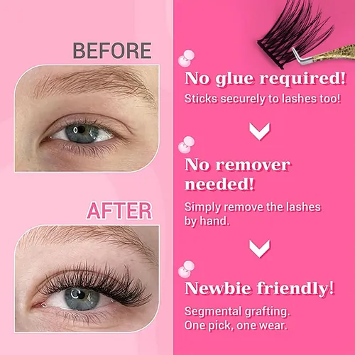 Extensiones De Pestañas Postizas Individuales Z’lraqi Beauty