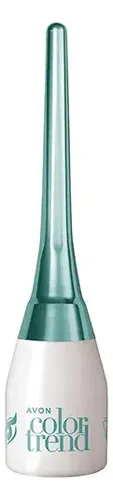 Delineador líquido Avon, Color Trend, varios colores, acabado metálico, azul cielo metálico