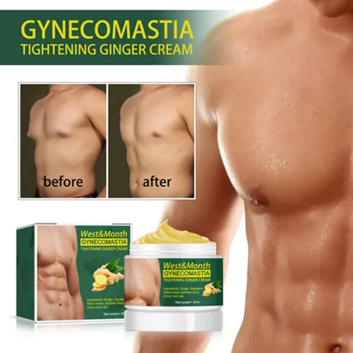 Crema De Jengibre Para Reafirmar La Ginecomastia, 2 Unidades