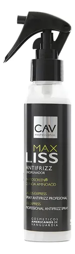 Disciplinador Antifrizz Max liss Cav 125ml Vegano Sin Formol