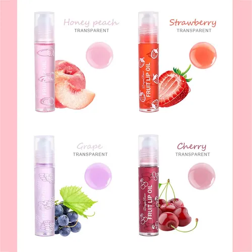 Set De 4 Aceites Labiales Hidratantes Dragonranee Fruit