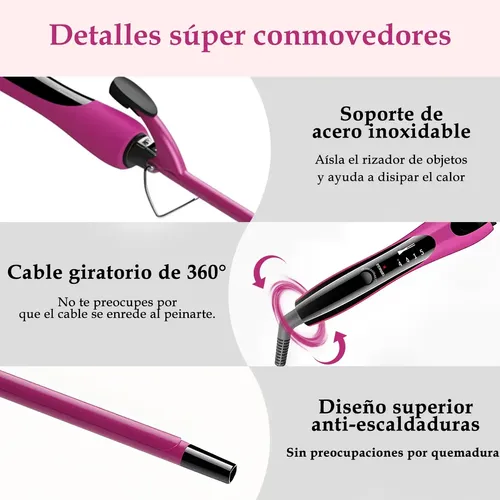Tenazas Rizadora Hot Tools 9mm Para Cabello H