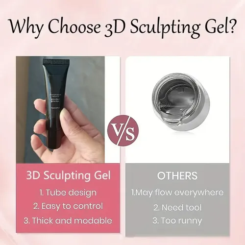 Gel Modelador 3d Para Nail Art, 15 Ml Gel Ondulado De Agua
