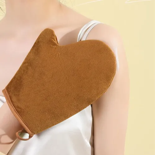 Manoplas De Bronceado Elásticas Guantes Aplicadores De &rp