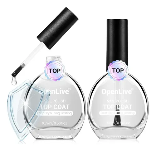 Top Coat Transparente Openlive 2pcs 16.5 Ml