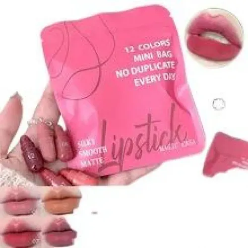 Set De Pintalabios En Cápsulas De 12 Colores