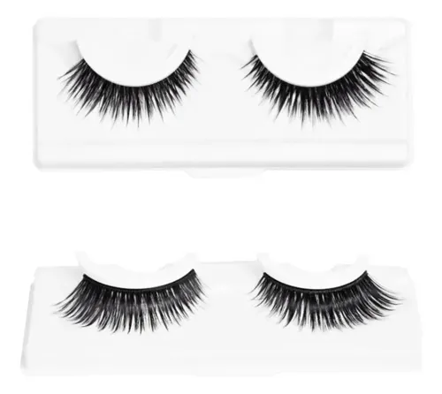 Pestañas Postizas 3d Autoadhesivas Jessamy F-51 Negro D