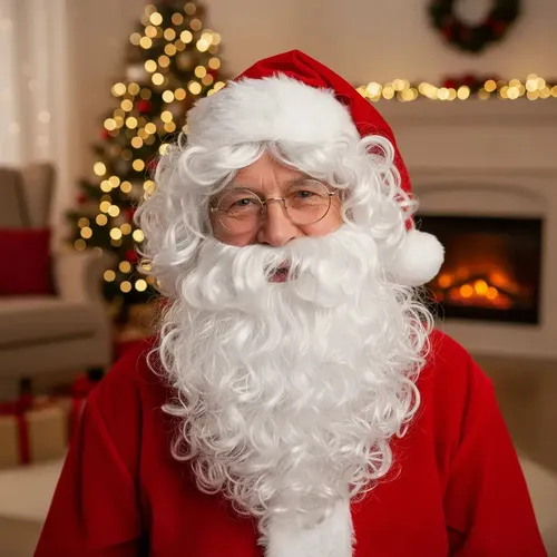 Peluca Y Barba Papa Noel/ Santa Claus. Cotillon Chirimbolos