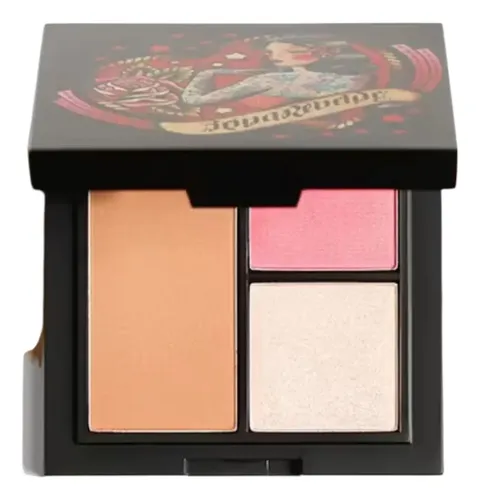 Reina Rebelde Contour Trio Bronzer Rubor Iluminador