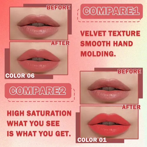 Ljybobin Set 12 Delineadores Labiales Mate Waterproof