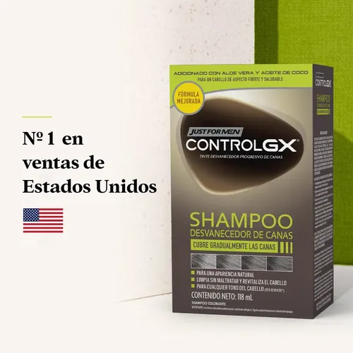 Pack X 4 Shampoo Anti Canas Just For Men Control Gx 118ml