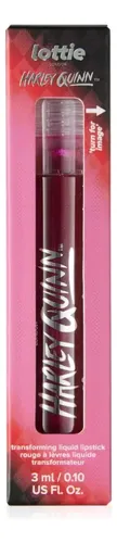 Labial Lottie London Lipstick Harley Quinn Brillante Glitter Killin It