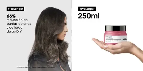 Mascara Capilar Cabello Restauracion Loreal Pro Longer 250ml