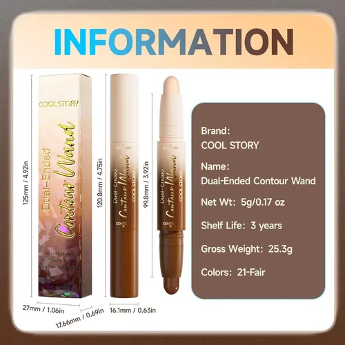 Contorno E Iluminador En Crema Dual Cool Story 4.75