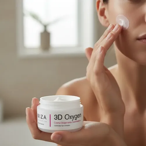 Crema Oxigenante Iluminadora Niza 3d Oxigen 60g Todo Tipo De Piel Día/noche