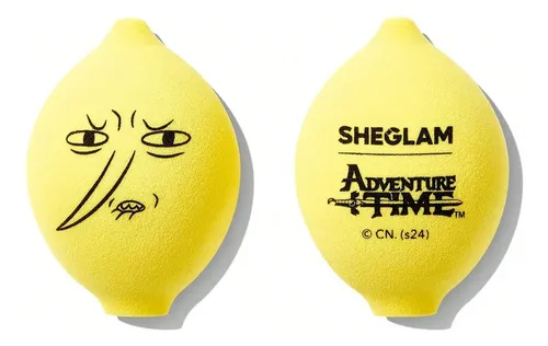 Esponja De Maquillaje Conde Limonagrio Hora Aventura Sheglam Amarillo Mediana