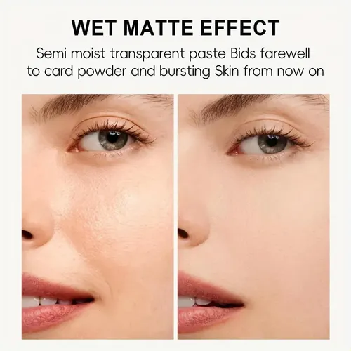 Polvo Compacto Fijador Translúcido Efecto Mate Violeta