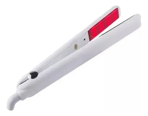 Plancha De Cabello Fría Con Tecnología Ultrasónica Blanca