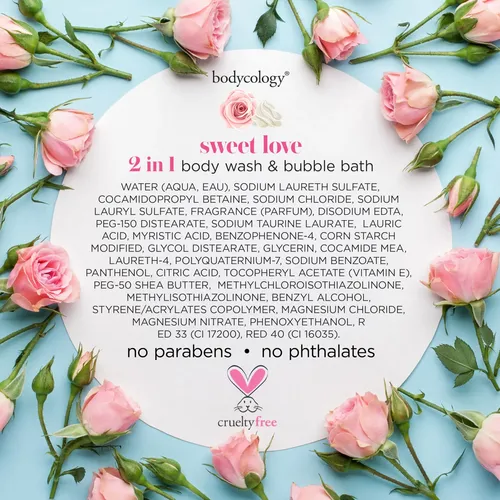 Gel De Ducha Y Baño De Espuma Bodycology Sweet Love 473 Ml