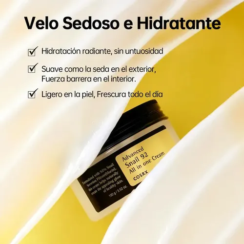 Advanced Snail 92 Crema Facial Todo En Uno 100g ·