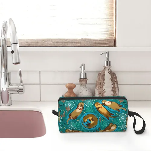 Bolsa De Maquillaje Yishow Familia De Nutrias Organizador Co