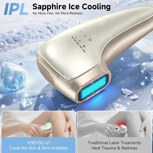 Depilación Ipl En Casa Yoeyou Jr9 Con Ice Touch