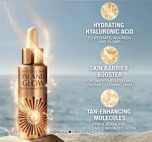 Charlotte Tilbury Island Glow Drop Autobronceant Facial Deep