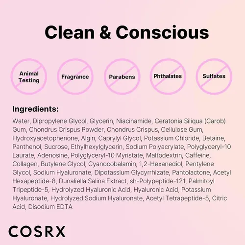Máscara Facial Hidrogel Cosrx Colágeno Peptídico 3
