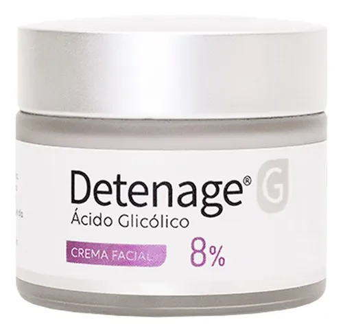 Detenage G Crema Facial 8% Ácido Glicólico Antiedad Arrugas