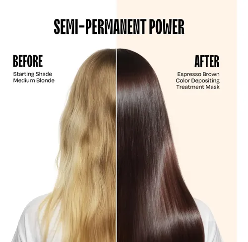 Tinte Semipermanente Para Cabello Overtone, Marrón Espresso, 4 Castaño