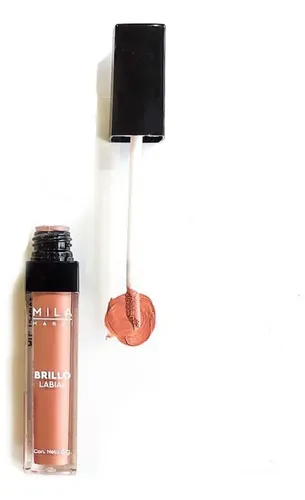Brillo Labial Mila Gloss Nude 6g Efecto Vinilo Larga Duración