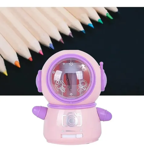Sacapuntas Eléctrico Astronauta Flexible Mx &xllo