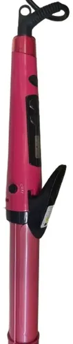 Planchita Buclera 2 En1 Electrica Regulador Temperatura Rosa