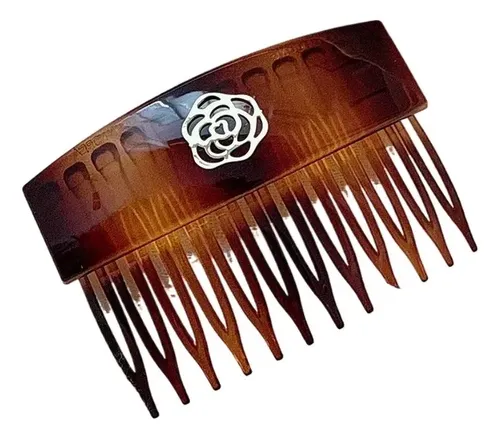 F#j Peine Con Pinza For El Cabello De Flores Versátil 2026