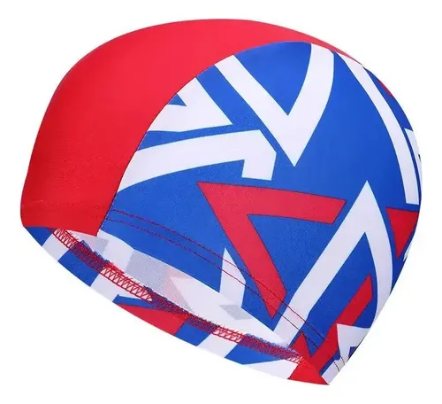 Gorro De Natación Infantil De Poliéster De Sarga Rosa