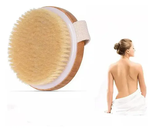 Cepillo Corporal Exfoliante Para Piel Natural