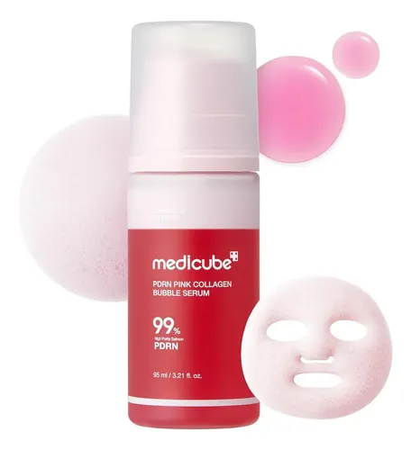 Medicube Pdrn Pink Collagen Bubble Serum Hidratación Todo Tipo De Piel Día/noche