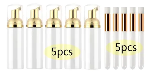 Kit De Limpieza De Pestañas Blancas De 60 Ml, 10 Unidades Po