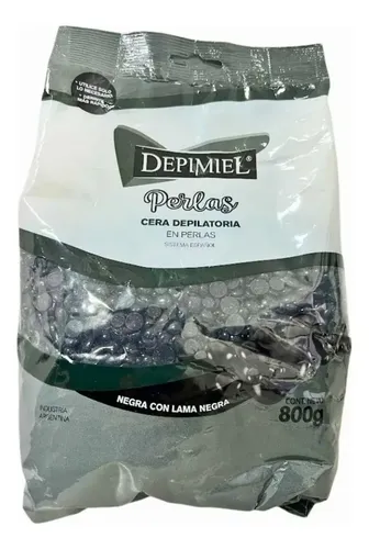 Cera Depilatoria Negra En Perlas Depimiel 800g