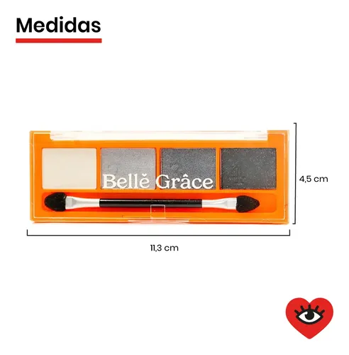 Mini Paleta De Sombra De Ojos 4 Colores Veoquiero