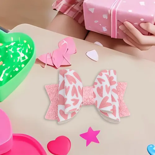 5 Paquete De 2-6 Lazos Para El Pelo De Valentín, 5 Piezas