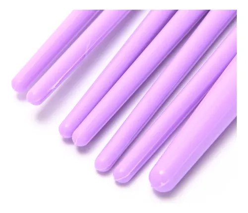 Set Brochas Maquillaje Skora Beauty 7 Piezas Cepillo Cejas