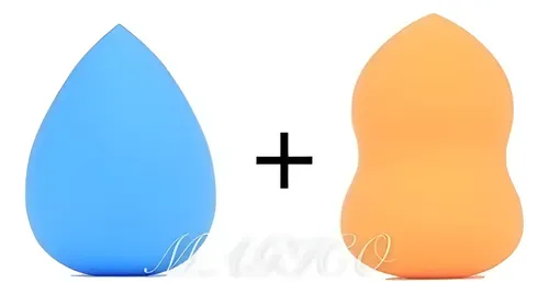 Set X2 De Esponjas Para Maquillaje Liquido O Polvo Formas