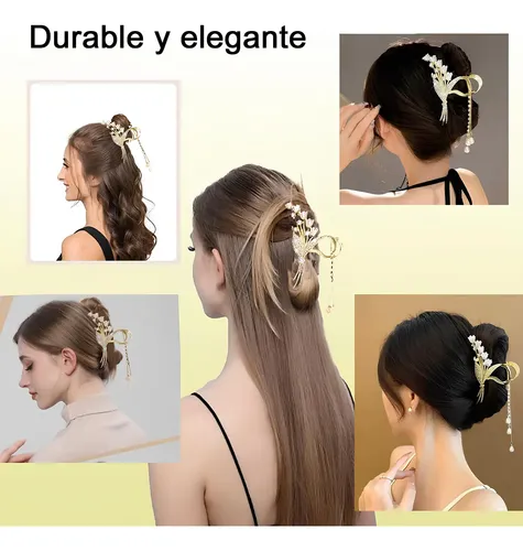 Broche For El Pelo Con Flecos Elegante Y Y Estilo Vintage